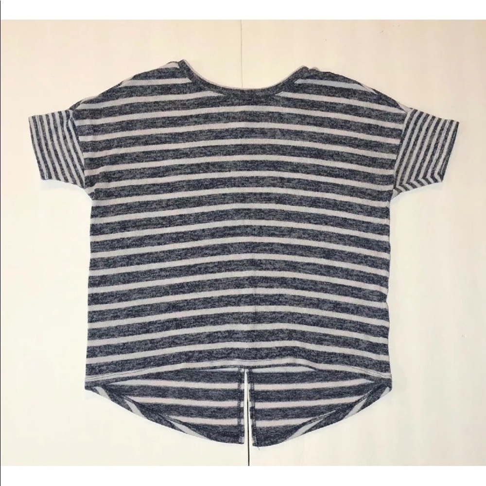 Girls Old Navy Striped Sweater Knit Top Blue/White